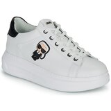 Karl Lagerfeld Nizke superge KAPRI KARL IKONIC LO LACE Bela | Shoptok.si