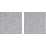  Stepenica Četvrtasti 2 pcs Srebrno 30 x 30 cm Aluminij | shoptok.hr