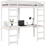 Krevet na kat Bijelo 90 x 200 cm Čvrsto borovo drvo | shoptok.hr