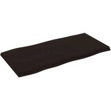 Stolna ploča tamnosmeđa 100x50x(2-4) cm obrađena hrastovina | Eponuda.com