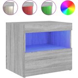  Noćni ormarići s LED svjetlima 2 kom boja hrasta 50x40x45 cm | Eponuda.ba