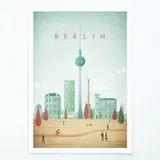 Travelposter Plakat Berlin, A2