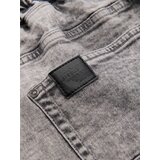 Ombre Men's denim jogger pants with rips and zippers - gray | Eponuda.ba