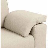 SOFA 3 pcs Bež 219 x 80 x 82 cm Platnasta tkanina | shoptok.hr