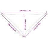  Zunanje sončno senčno platno Modra in bela 2,5 x 2,5 x 3,5 m, (5000221787) | Shoptok.si