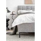 Miuform Svijetlo sivi tapecirani bračni krevet s podnicom 140x200 cm Eve – | shoptok.hr