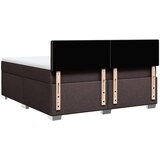  Krevet s oprugama i madracem tamnosmeđi 180x200 cm tkanina | shoptok.hr