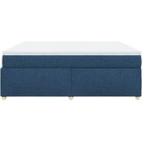  Krevet s oprugama i madracem plavi 180x200 cm od tkanine | shoptok.hr