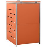  Spremište za kantu za smeće 69x77,5x112,5 cm nehrđajući čelik | shoptok.hr