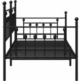 Krevet na kat Crna 107 x 203 cm Čelik | shoptok.hr