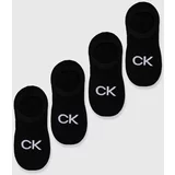Calvin Klein Nogavice 4-pack ženske, črna barva, 701220509