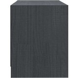 vidaXL TV omarica siva 80x31x39 cm trdna borovina | Shoptok.si