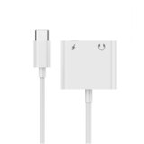 Audio adapter GEMBIRD A-CM-3.5FP-01, USB type-C plug to stereo 3.5 mm + Type-C power, white | Eponuda.ba