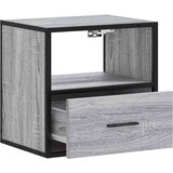 vidaXL Stenska nočna omarica siva sonoma 40x31x39,5 cm | Shoptok.si