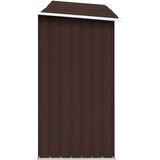  Vrtna ostava za drva od pocinčanog čelika 330x84x152 cm smeđa | shoptok.hr