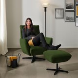Dieter Knoll FOTELJ, temno zelena tekstil | Shoptok.si