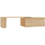  Stolić za kavu boja hrasta sonome 150 x 50 x 35 cm od iverice | shoptok.hr