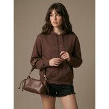 Sinsay Hoodie dukserica s džepom i vezenim natpisom | shoptok.hr