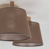 Brilagi plafonski luster latte sabia 3xE27/15W/230V borovina/braon | Eponuda.com