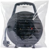Boschmann Podaljšek kolut PVC 4x220V 10m črn IP20 393.002 | Shoptok.si