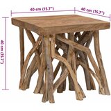  Stolić za kavu od cjepanica 40 x 40 x 40 cm reciklirano drvo | shoptok.hr