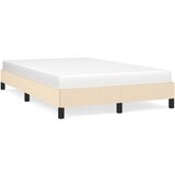  The Living Store Posteljni okvir krem 120x190 cm tkanina - Posteljni Okvir, (21450509) | Shoptok.si