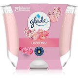 Glade I Love You dišeča sveča 204 g Cene