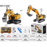  R/C Excavator with Smoke, Lights and Sound Function Yellow | shoptok.hr