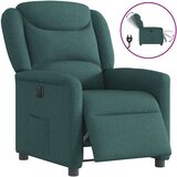  Električni naslanjač temno zeleno blago, (21824859) | Shoptok.si