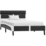  Okvir za krevet od umjetne kože s LED svjetlom sivi 90 x 200 cm | shoptok.hr