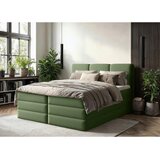 MID.YOU POSTELJA BOXSPRING 160 cm x 200 cm , les, tekstil, leseni material zelena | Shoptok.si