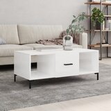 vidaXL Stolić za kavu sjajni bijeli 102 x 50 x 40 cm konstruirano drvo Cijene