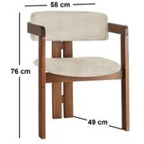 Hanah home trpezarijska stolica CO-015 | ePonuda.com