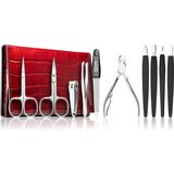 DuKaS Premium Line Solingen 252 set za manikiro Burgundy (+ usnjena torbica) Cene