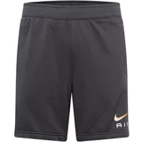 Nike Sportswear Hlače 'AIR' pesek / temno siva / črna / bela