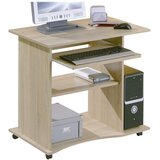 MID.YOU RAČUNALNIŠKA MIZA leseni material hrast sonoma | Shoptok.si