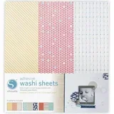 Adhesive Washi Paper - 1 set.