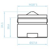 KUCHINOX perlator za miješalice za kadu M28 | shoptok.hr