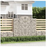  Lučne gabionske košare 4 kom 200x50x180/200cm pocinčano željezo | shoptok.hr
