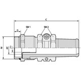  Kabelska uvodnica M40 mesing prirodne boje LappKabel SKINDICHT SRE-M 40X1,5/36/26/22 5 kom. Cijene