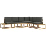 vidaXL Set vanjskih sofa 4 Komad Bijela i antracit Poliester - bijela i antracit Cijene