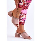 S. BARSKI Suede High Heel Slippers S.Barski | ePonuda.com