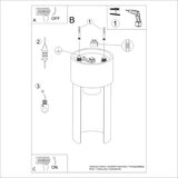 Nice Lamps Bela stropna svetilka Aurea – | Shoptok.si