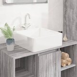  Umivaonik bijeli 37 x 37 x 13 cm keramički četvrtasti | shoptok.hr