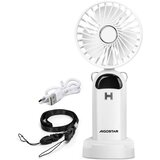 Aigostar Punjivi ručni ventilator 4W/5V 1200mAh beli | Eponuda.com