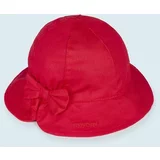 Mayoral Otroški bombažni klobuk rdeča barva