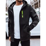 DStreet Softshellowa kurtka męska z kapturem czarna | shoptok.hr