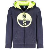 North Sails Dječja Plava Majica s Kapuljačom na Patentni Zatvarač | shoptok.hr