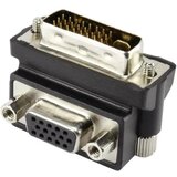 Renkforce DVI/VGA adapter [1x DVI utikač 24+5-pol. => 1x VGA-utičnica] kutni 90° adapter, | Eponuda.ba