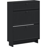  Ormar za cipele EDE 78 x 24 x 103 cm Konstruirano drvo Crna | shoptok.hr